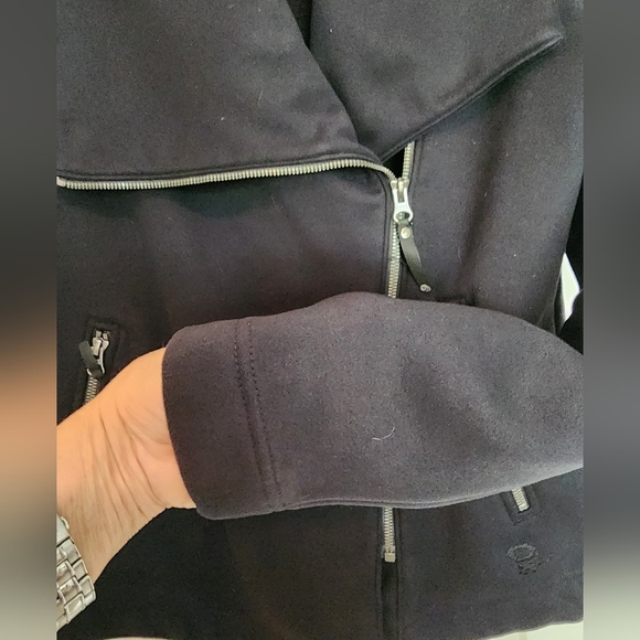 MOUNTAIN Hardwear Black full zip moto asymmetrical jacket Med - Picture 5 of 10